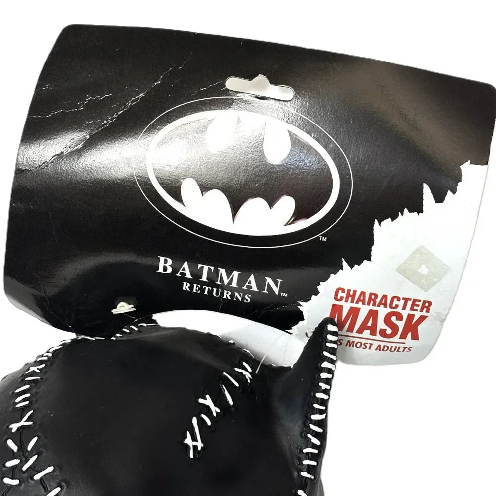 Vtg ’92 Licensed Batman Returns Catwoman Mask Latex NOS NWT